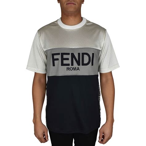 fendi t shirt men's|fendi men's printed t shirts.